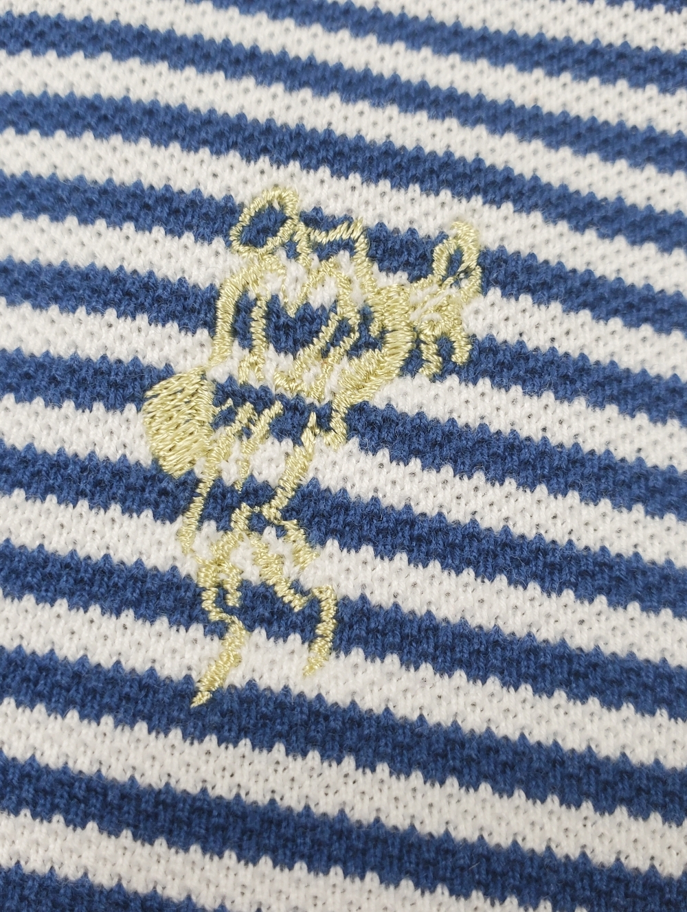 Ashworth 2XL Golf Polo The Homestead Resort Virginia Striped Horse Logo Gray SS - Picture 5 of 11